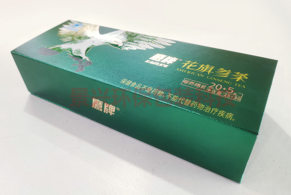 鹰牌花旗参茶礼盒包装印刷