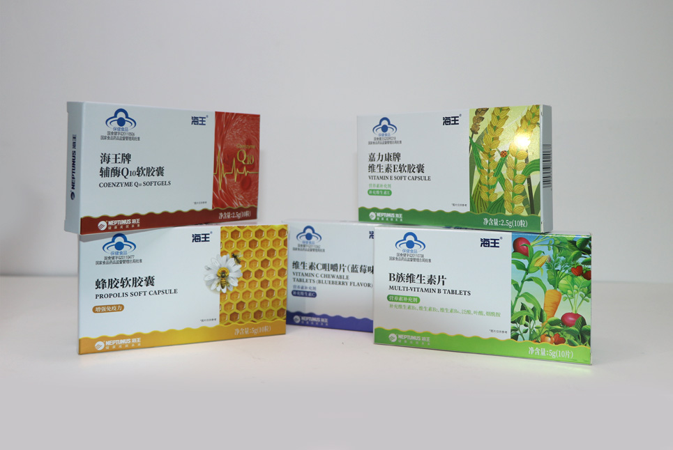 海王生物特种纸药盒包装印刷